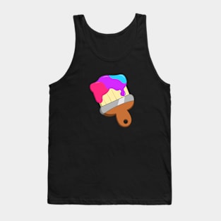 Pride Paintbrush Tank Top